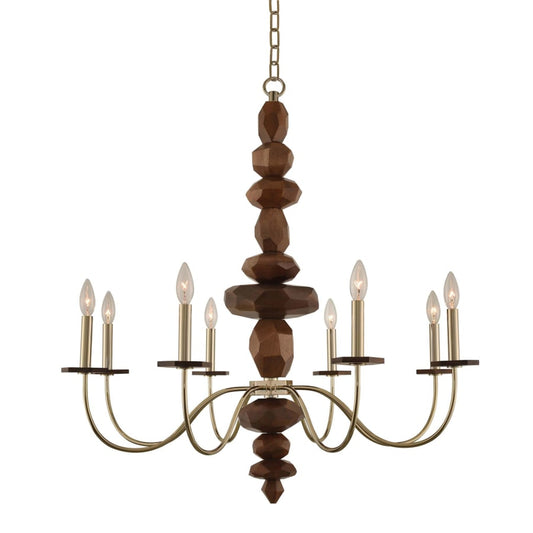Kalco Lassen 8 Light 34" Wide Chandelier