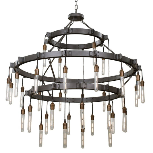 Kalco Stuyvesant 36 Light 48" Wide Ring Chandelier