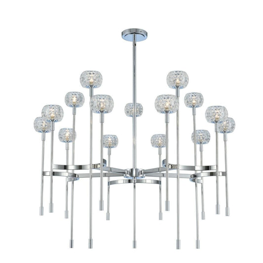 Kalco Mae 15 Light 38" Wide LED Chandelier