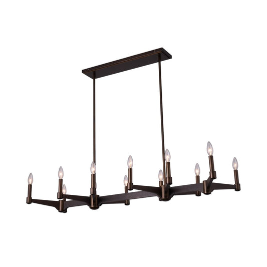 Kalco Tono 12 Light 48" Wide Taper Candle Style Chandelier