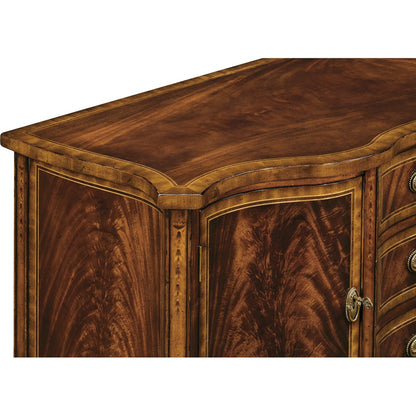 Jonathan Charles Buckingham Sideboard with Curved Doors (492637-MAH)