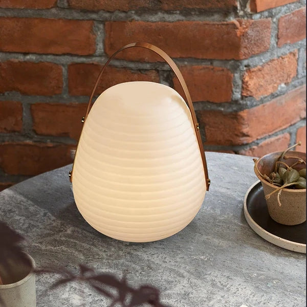 Beehive Lantern Outdoor Lamp ? 9.4″ x H 14.2″ / Dia 24cm x H 36cm / Model A: Rechargeable version / Warm Light Outdoor