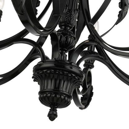 Livex Lighting Valencia 6 Light 35" Wide Taper Candle Style Chandelier