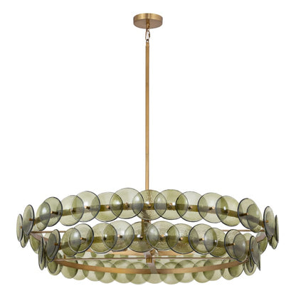Maxim Loren 6 Light 42" Wide Drum Chandelier