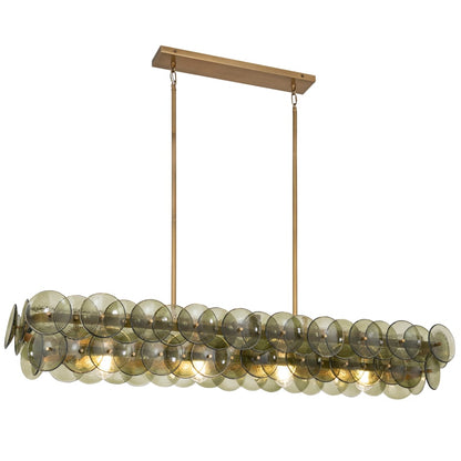 Maxim Loren 4 Light 54" Wide Linear Pendant