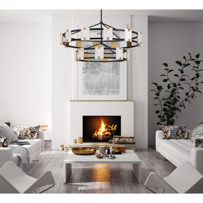 Maxim Radiant 2 Light 42" Wide LED Ring Chandelier