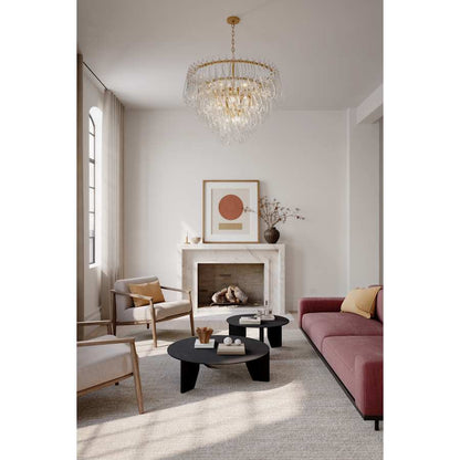 Metropolitan Glassara 15 Light 40" Wide Waterfall Chandelier