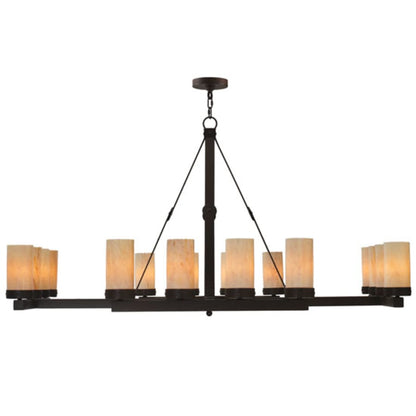 Meyda Tiffany Parker 16 Light 60" Wide Pillar Candle Style Chandelier
