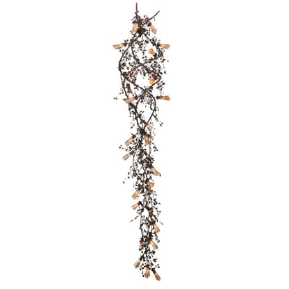 Meyda Tiffany Vinca Vine 30 Light 40" Wide Wrought Iron Waterfall Chandelier