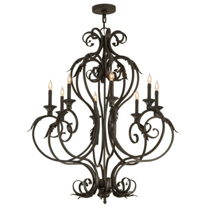 Meyda Tiffany Josephine 8 Light 36" Wide Taper Candle Style Chandelier