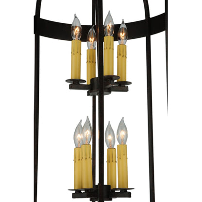 Meyda Tiffany Muse 8 Light 18" Wide Taper Candle Pendant