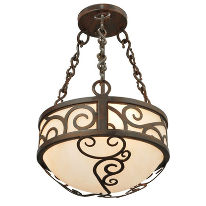 Meyda Tiffany Lilliana 3 Light 12" Wide Pendant