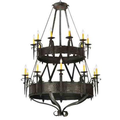 Meyda Tiffany Costello 20 Light 45" Wide Taper Candle Style Chandelier