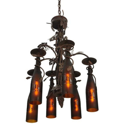 Meyda Tiffany Tuscan Vineyard 6 Light 20" Wide Chandelier