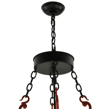 Meyda Tiffany Panier Wasre 4 Light 26" Wide Taper Candle Pendant