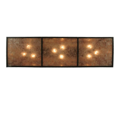 Meyda Tiffany Buffalo at Lake 9 Light 61" Wide Linear Pendant