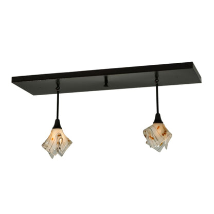 Meyda Tiffany Metro 2 Light 14" Wide Abstract Multi Light Pendant