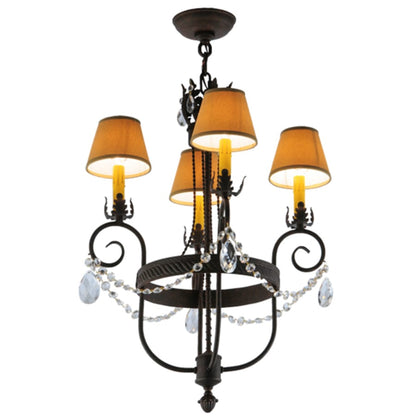 Meyda Tiffany Antonia 4 Light 19" Wide Multi Light Pendant