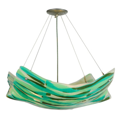 Meyda Tiffany La Spiaggia 4 Light 29" Wide Abstract Pendant