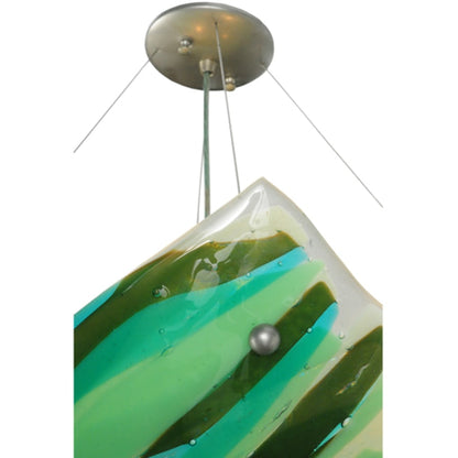 Meyda Tiffany La Spiaggia 4 Light 29" Wide Abstract Pendant
