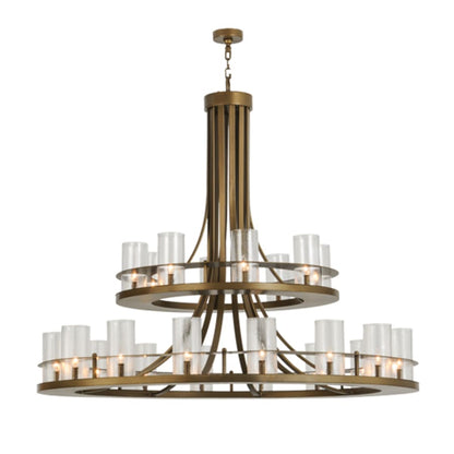 Meyda Tiffany Arion 24 Light 60" Wide Taper Candle Pendant