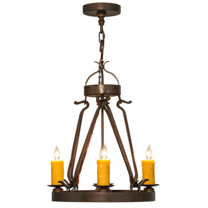 Meyda Tiffany Lakeshore 4 Light 18" Wide Taper Candle Multi Light Pendant