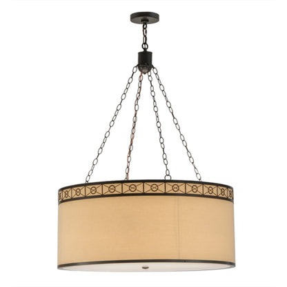 Meyda Tiffany Cilindro 6 Light 37" Wide Suspension Pendant