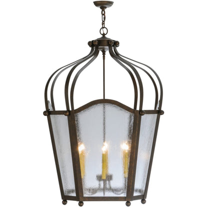 Meyda Tiffany Citadel 6 Light 33" Wide Taper Candle Pendant
