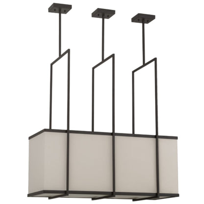 Meyda Tiffany Langedon 3 Light 36" Wide Linear Pendant