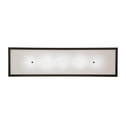 Meyda Tiffany Quadrato 5 Light 75" Wide Linear Pendant
