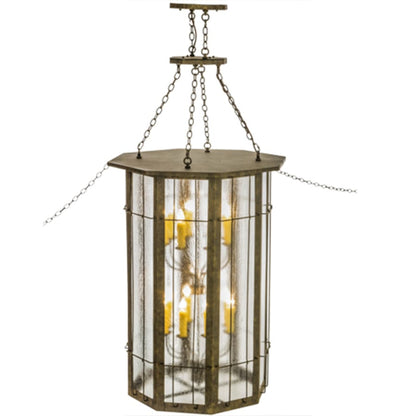 Meyda Tiffany Albany 16 Light 38" Wide Taper Candle Pendant