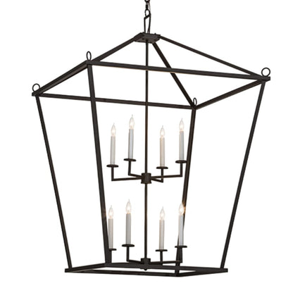 Meyda Tiffany Kitzi 8 Light 51" Wide Taper Candle Pendant