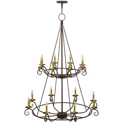 Meyda Tiffany Estrella 16 Light 45" Wide Taper Candle Style Chandelier