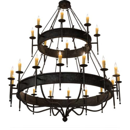 Meyda Tiffany Marta 24 Light 72" Wide Taper Candle Style Chandelier
