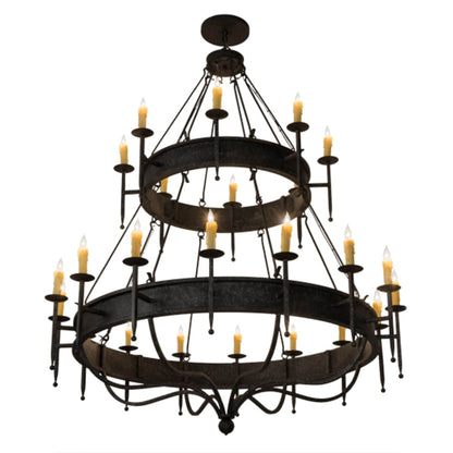 Meyda Tiffany Marta 24 Light 72" Wide Taper Candle Style Chandelier