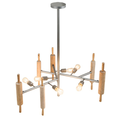 Meyda Tiffany Alva 6 Light 41" Wide Sputnik Chandelier