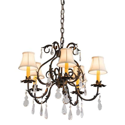Meyda Tiffany Chantilly 5 Light 25" Wide Crystal Chandelier