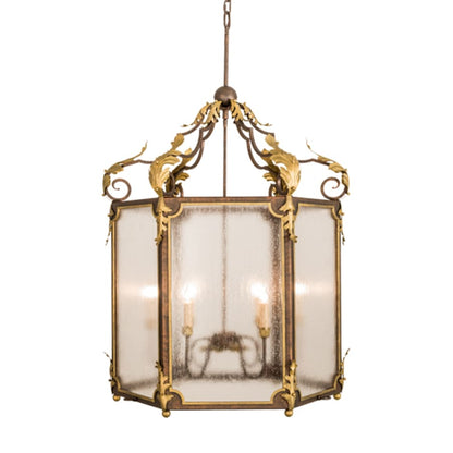 Meyda Tiffany 6 Light 34" Wide Taper Candle Pendant