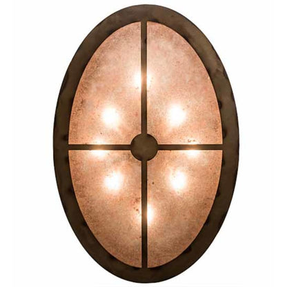 Meyda Tiffany 8 Light 30" Wide Abstract Linear Pendant