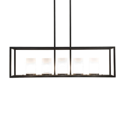 Meyda Tiffany 5 Light 48" Wide Pillar Candle Linear Pendant