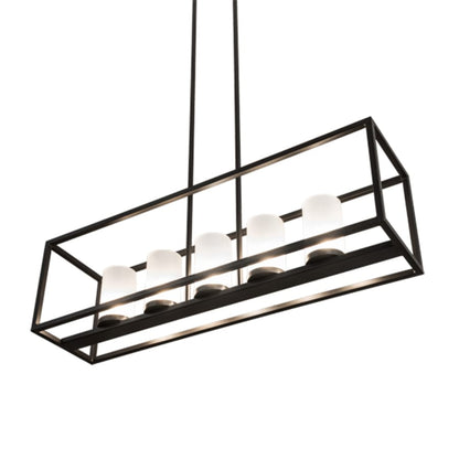 Meyda Tiffany 5 Light 48" Wide Pillar Candle Linear Pendant