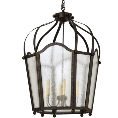 Meyda Tiffany 6 Light 33" Wide Taper Candle Pendant