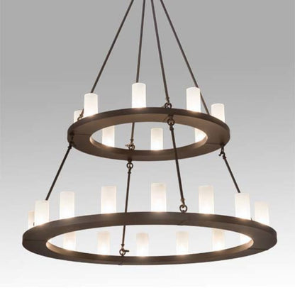 Meyda Tiffany Loxley 24 Light 54" Wide Ring Chandelier