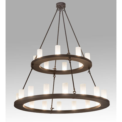 Meyda Tiffany Loxley 24 Light 54" Wide Ring Chandelier