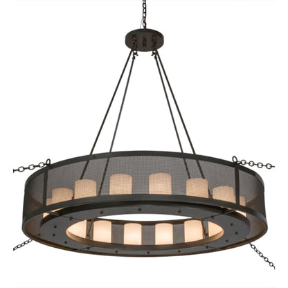 Meyda Tiffany Loxley Golpe 16 Light 56" Wide Ring Chandelier