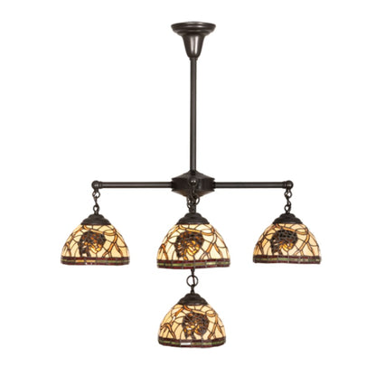 Meyda Tiffany Pinecone 5 Light 30" Wide Chandelier