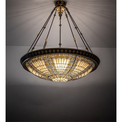 Meyda Tiffany Fleur-de-lis 8 Light 45" Wide Pendant