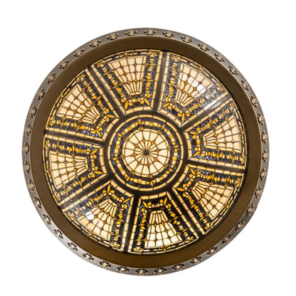 Meyda Tiffany Fleur-de-lis 4 Light 28" Wide Pendant