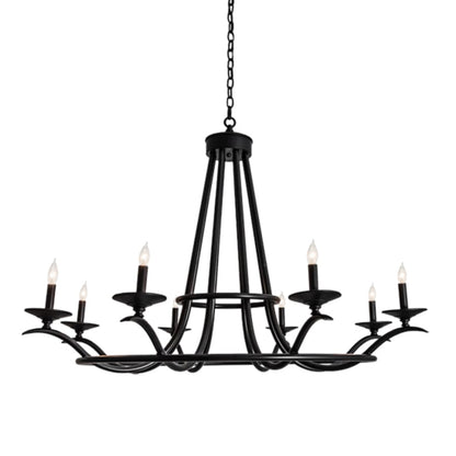 Meyda Tiffany Octavia 8 Light 48" Wide Taper Candle Style Chandelier