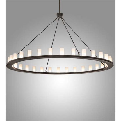 Meyda Tiffany Loxley 32 Light 96" Wide Ring Chandelier